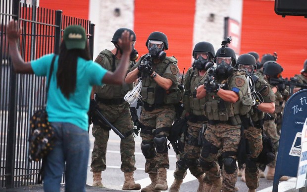 Ferguson, MO - August 11th (Image from Al Jazeera)